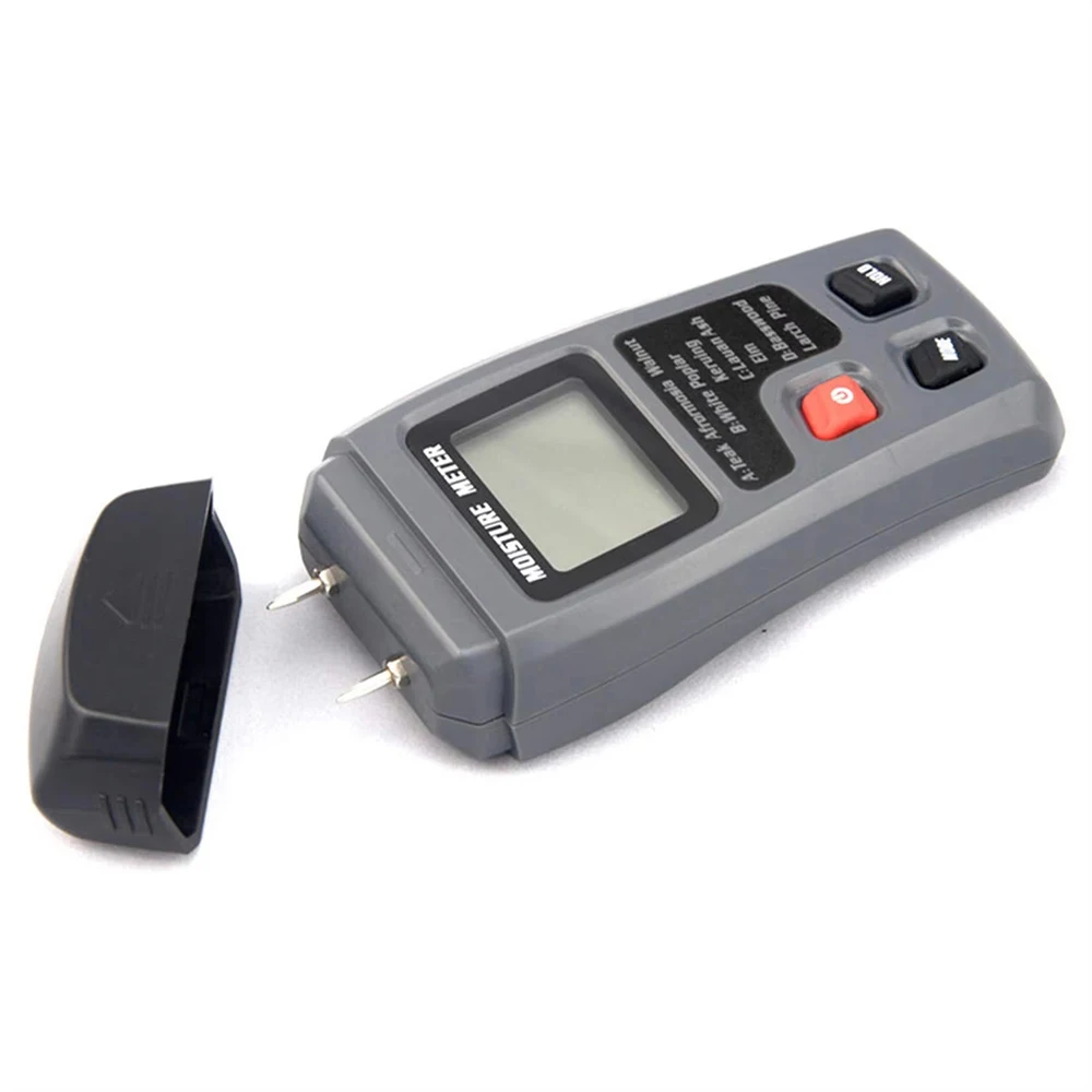 MT10 Hygrometer Accurate Large LCD Display Wood Moisture Tester Digital Wall Moisture Detector Wood Wood Moisture Meter 1PC