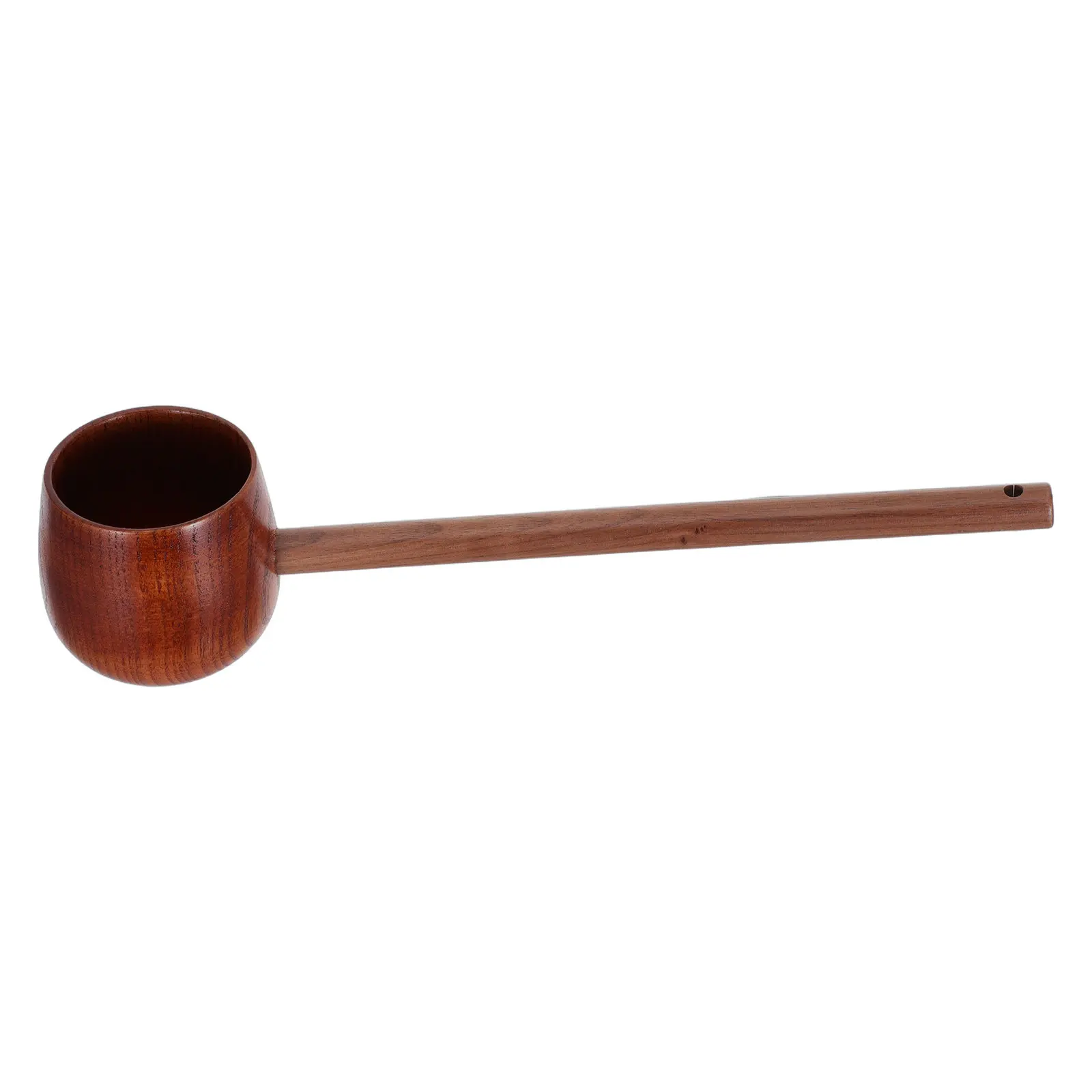 Wooden Ladle Long Handle Water Ladle for Wine Tea Oil Honey Bath Salt Flour Laundry Powder Scoop Compact Kitchen Gadget Utility