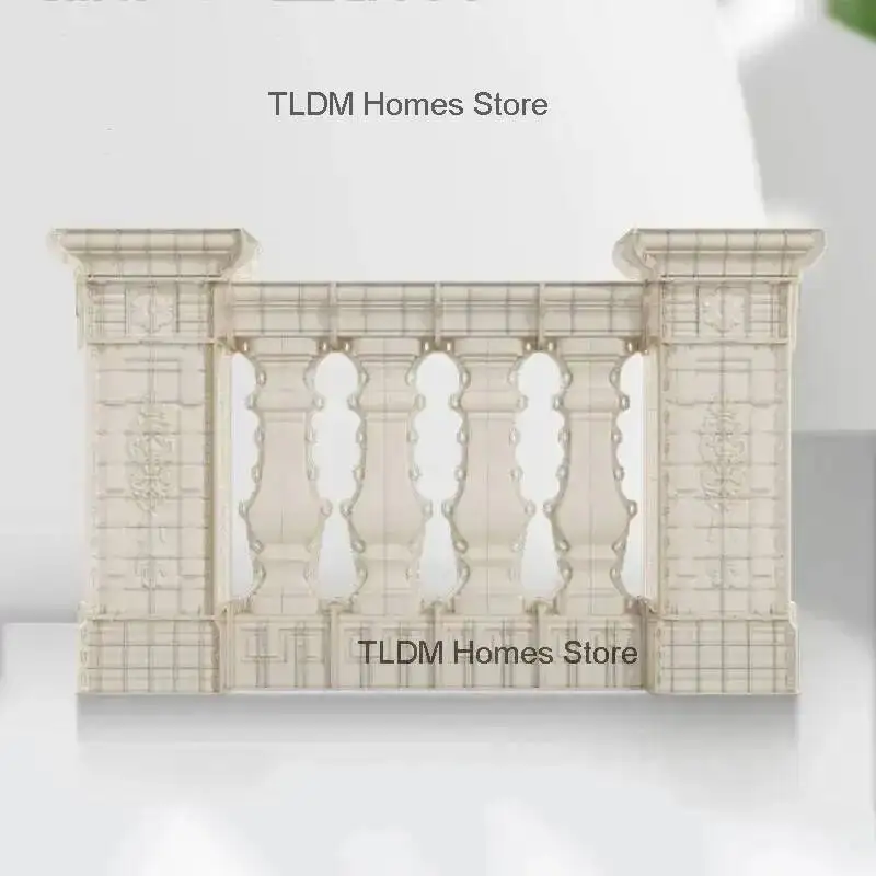 Cast-in-place Mold New Cement Thickened Garden Buildings Roman Guardrail Column Column Reusable Railing Railing Mold for Balcony