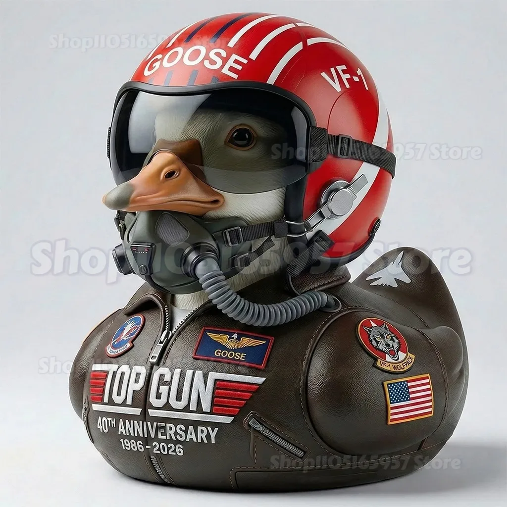 2026 Maverick Pilot Duck Cosplay Figurine Top Gun 40th Anniversary Limited Edition Collection for Movie Fans