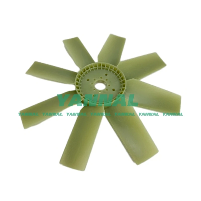 8 Leaves 4 Holes Fan Blade 1604585400 For XAS 38 78 88 97 Excavator Engine Parts