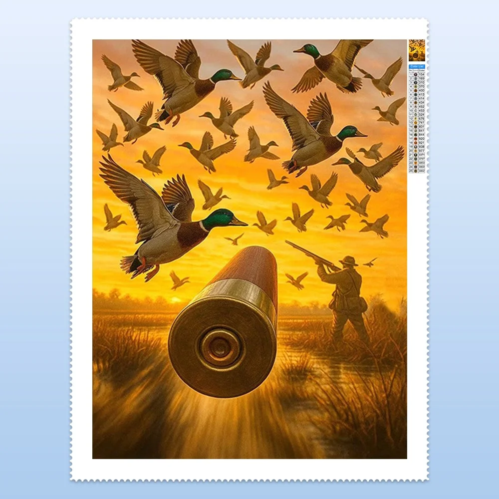 

Hunter hunting DIY Diamond Painting Customizable Hunting photos 5D Diamond Embroidery Wall Decor Room Decor DIY Gift