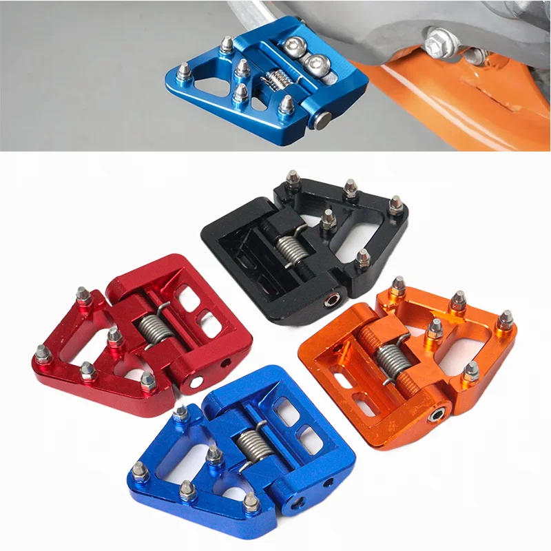 Placa de punta de Pedal de freno trasero plegable para motocicleta HUSQVARNA TE FE TX FX TC FC para KTM EXC EXCF SX SXF XC XCF 125 250 350 450 500