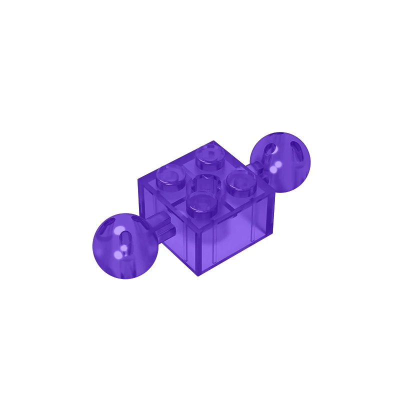 Gobricks GDS-977 Technical, Brick Modified 2 x 2 with 2 Ball Joints and Axle Hole compatible with lego 17114 DIY