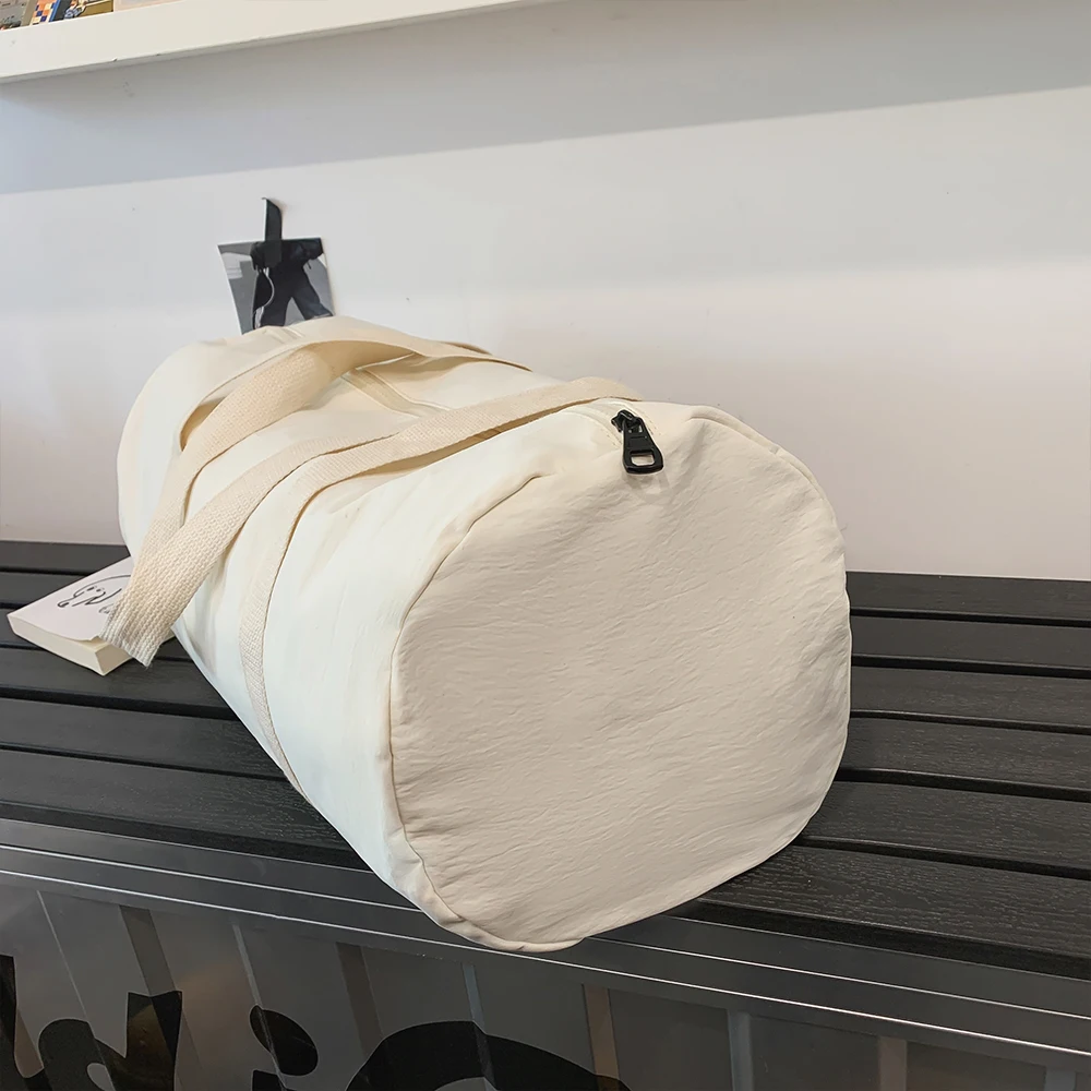 Short-Distance Nylon Fabric Travel Couple's Large-Capacity Unisex Style Hand-Held Tote Bag, New Single-Shoulder Backpack