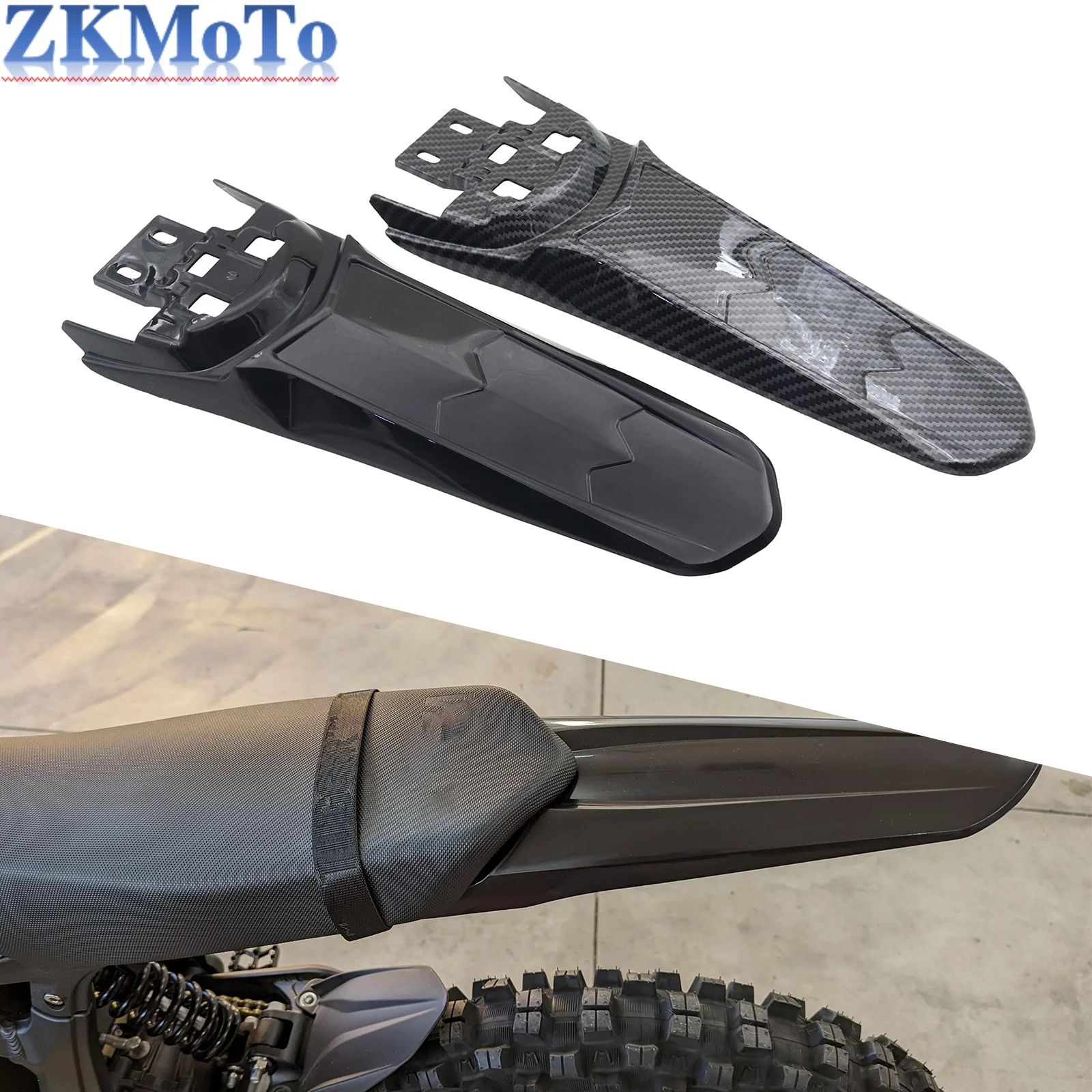 Guardabarros trasero más largo y extendido modificado para SurRon Light Bee S y Light Bee X, guardabarros trasero Universal Extra largo