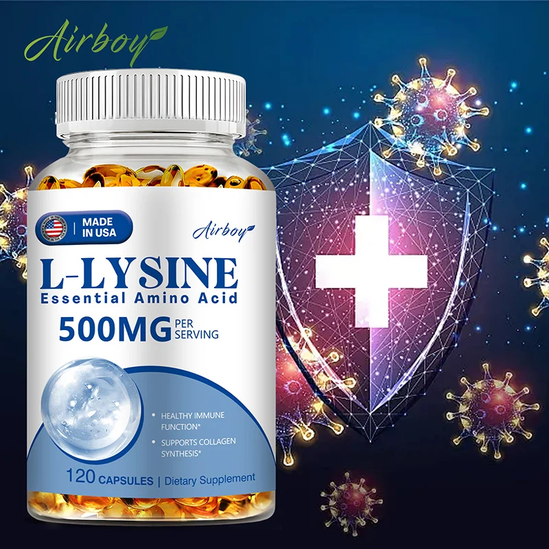 

Капсулы L-Lysine — впитывание кальция, способствует целостности кожи и губ, помогает встроенным коллагеном, повышает память