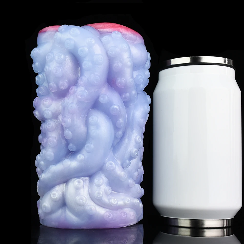 Dual Hole Male Masturbator Tentacle Suction Cups Pocket Pussy Vagina Anus Tight Pocket Pussy Stroker Fantasy Sex Toys for Men 6