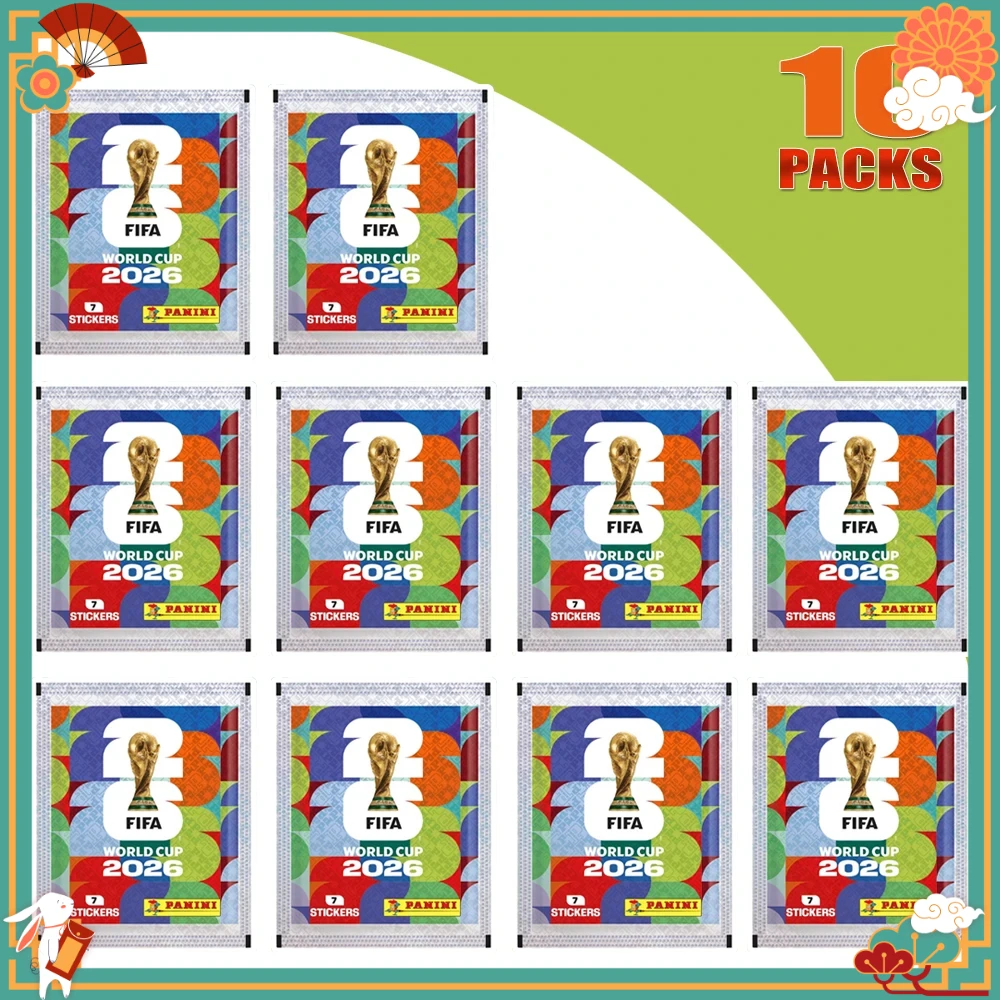 Hot Genuine Panini 2026 FIFA World Cup Official Soccer Stickers Card Original Box Limited Sticker Album Collect Football Tcg Toy