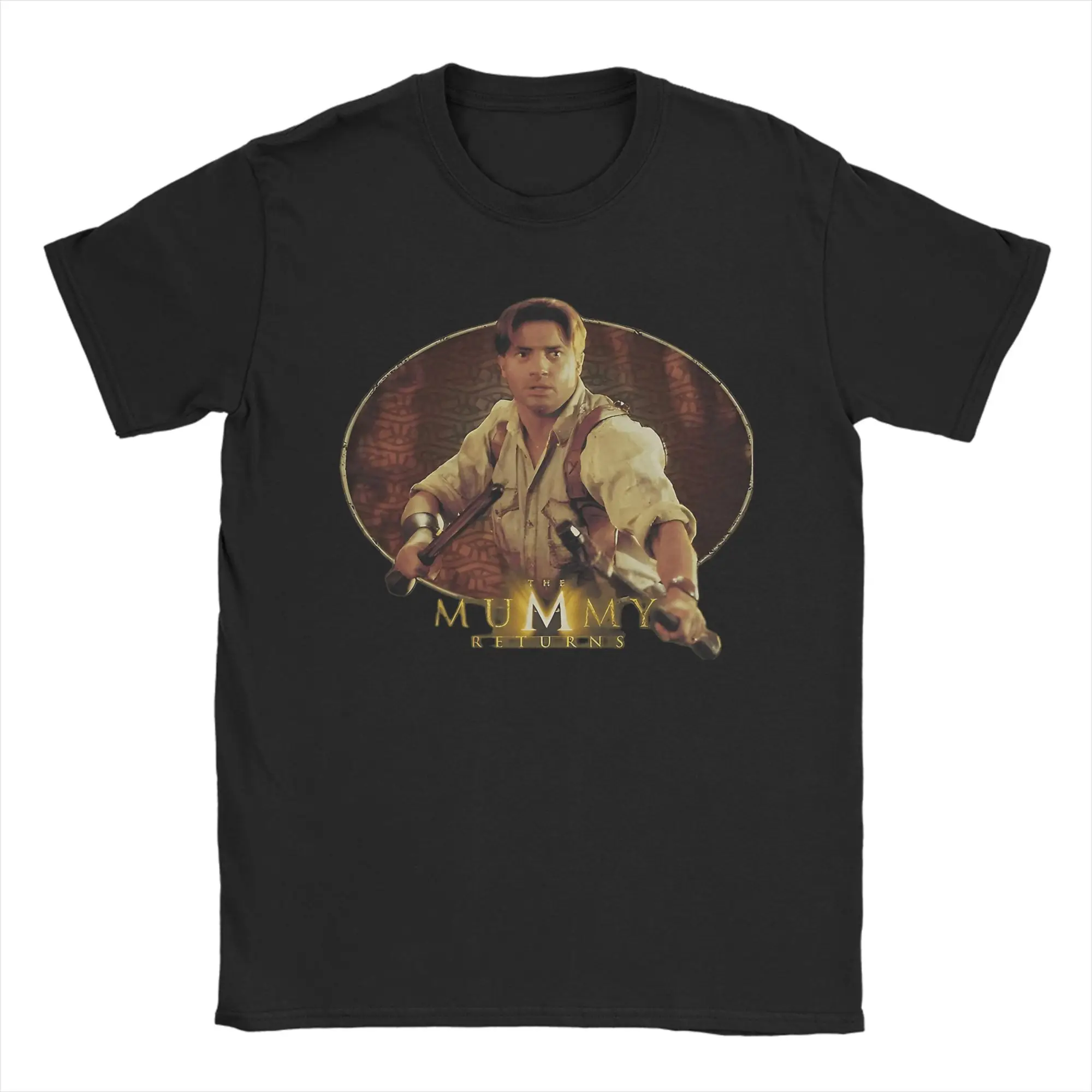 Men Women Action Funny The Mummy Horror T Shirt  Pure Cotton Clothing Novelty Short Sleeve Round Collar Tees 4XL 5XL T-Shirts
