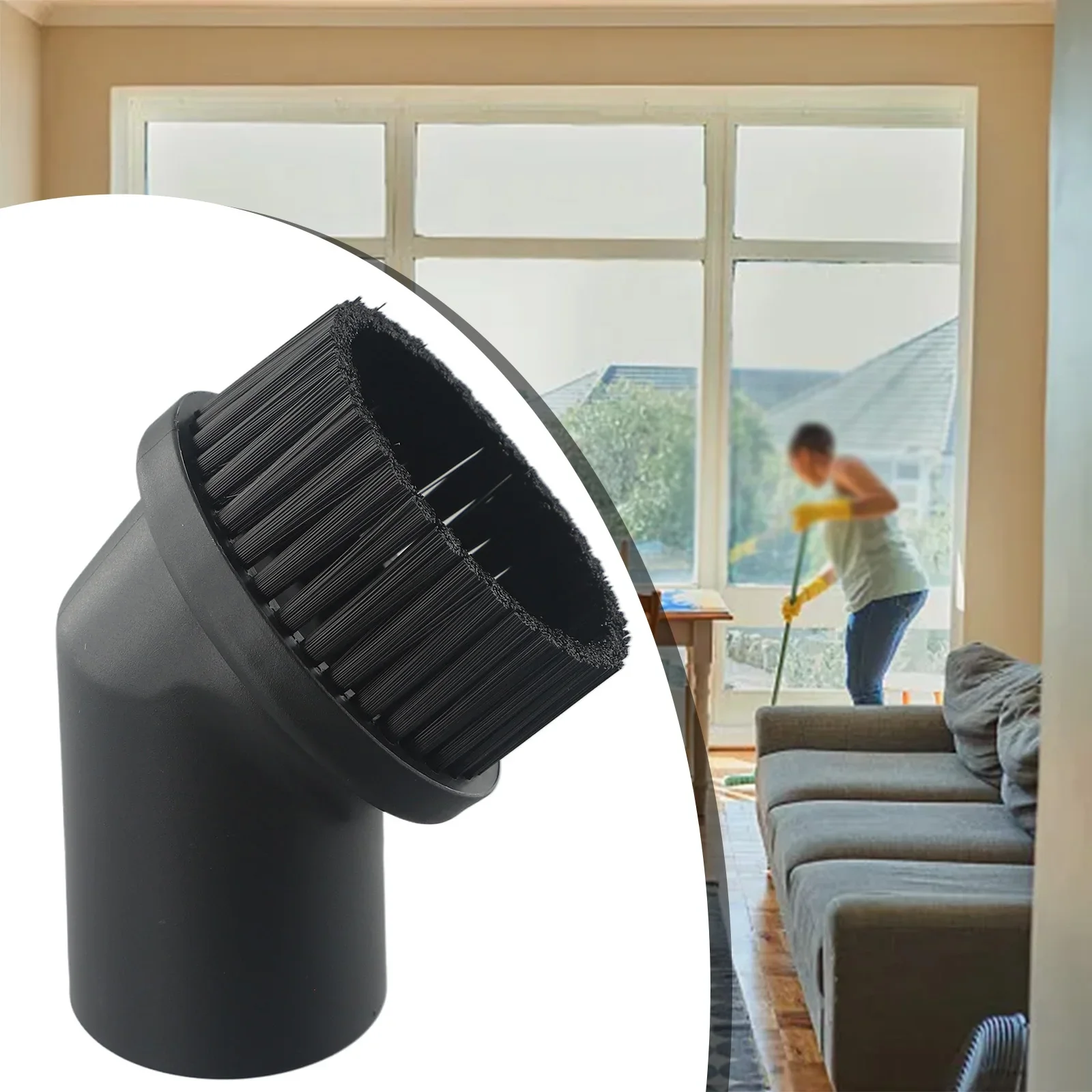 Parti per aspirapolvere Testina PP Spazzola rotonda Punta Spazzola Diametro interno 44 mm Forniture per la casa Pulizia Parti per aspirapolvere Accessorio