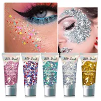 9Colors Mermaid Sequin Body Glitter Gel Multifunctional - Long-Lasting Shine for Carnival/Parties/Festival/Stage Performance 30g