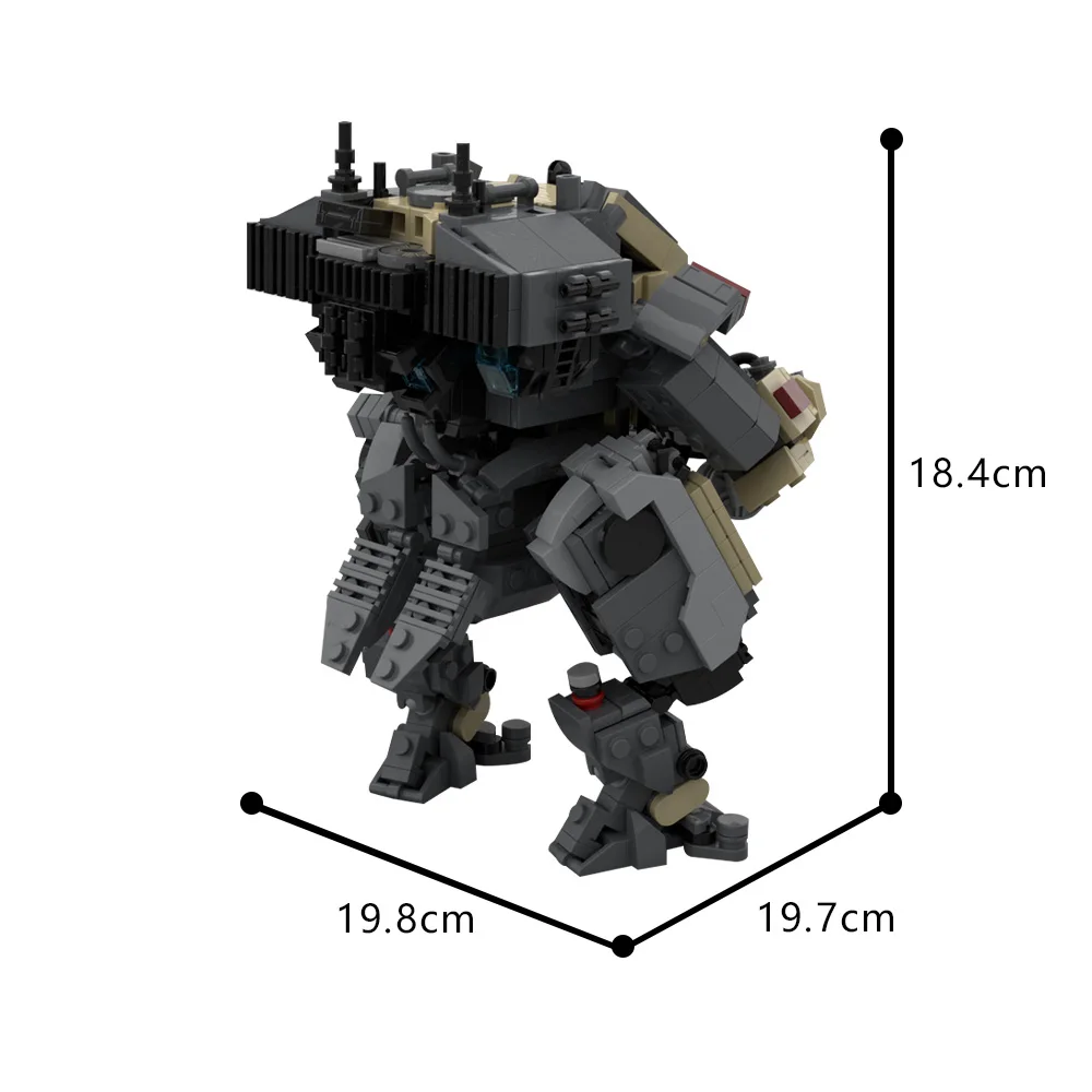 MOC Popular Games Titanfall 2 Mecha Building Blocks Model Legion Titan Battle Robot DIY Bricks Assemble Toys Kids Birthday Gifts