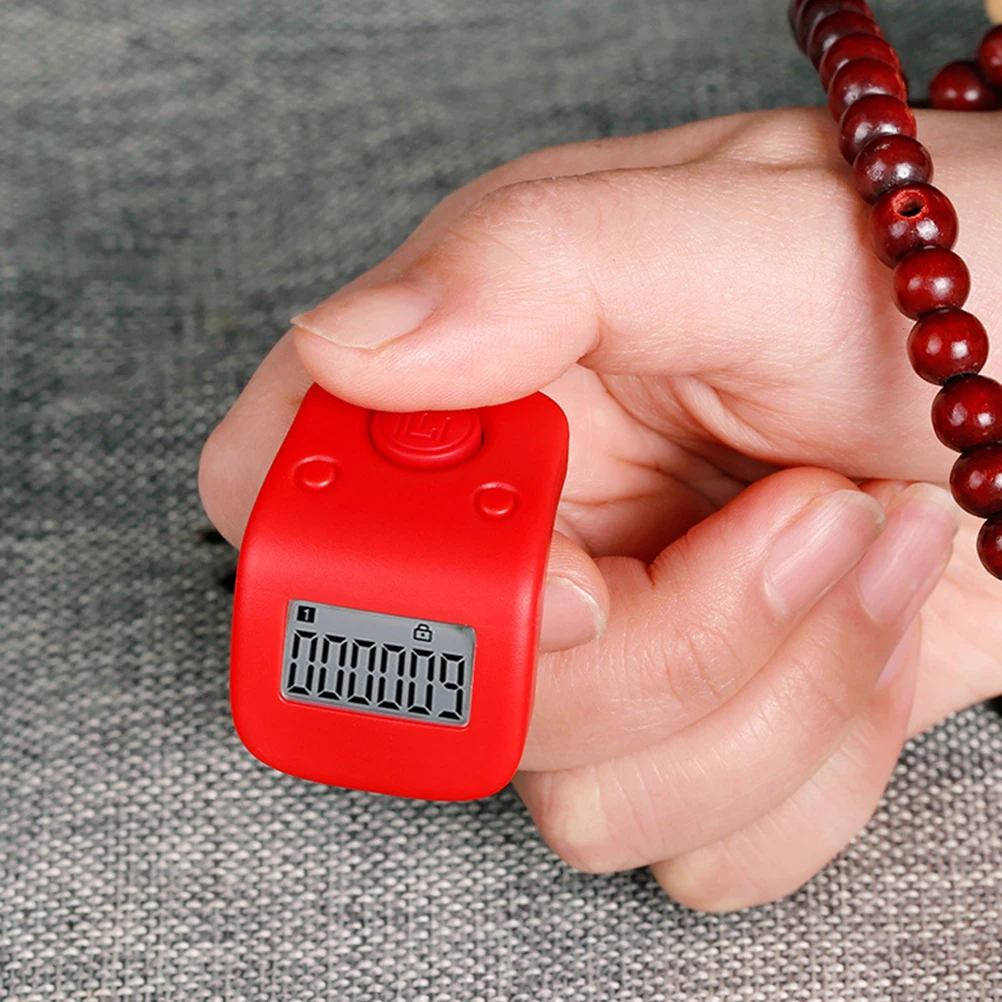 

Rechargeable Finger Counter Ring Style Electronic Tally Counter Digital Portable Lightweight Handheld Clicker for
