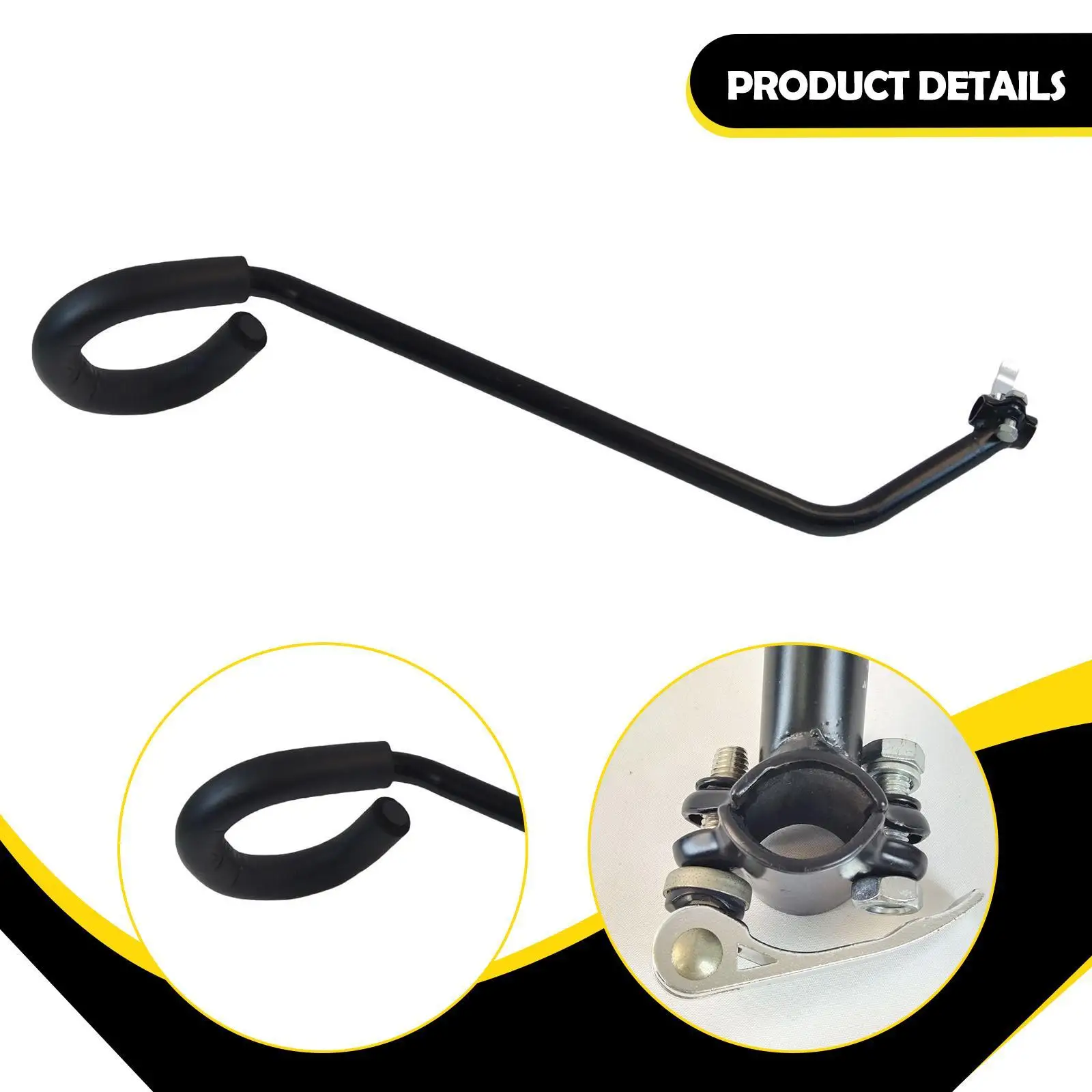 مقبض تدريب الدراجة للأطفال مقبض معدني خفيف الوزن لمدرب الدراجة للأطفال