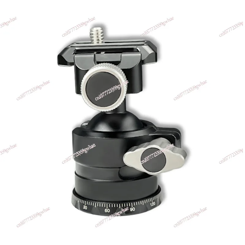 Machining CNC aluminum alloy SLR camera tripod 360 degrees rotating ball head head bracket