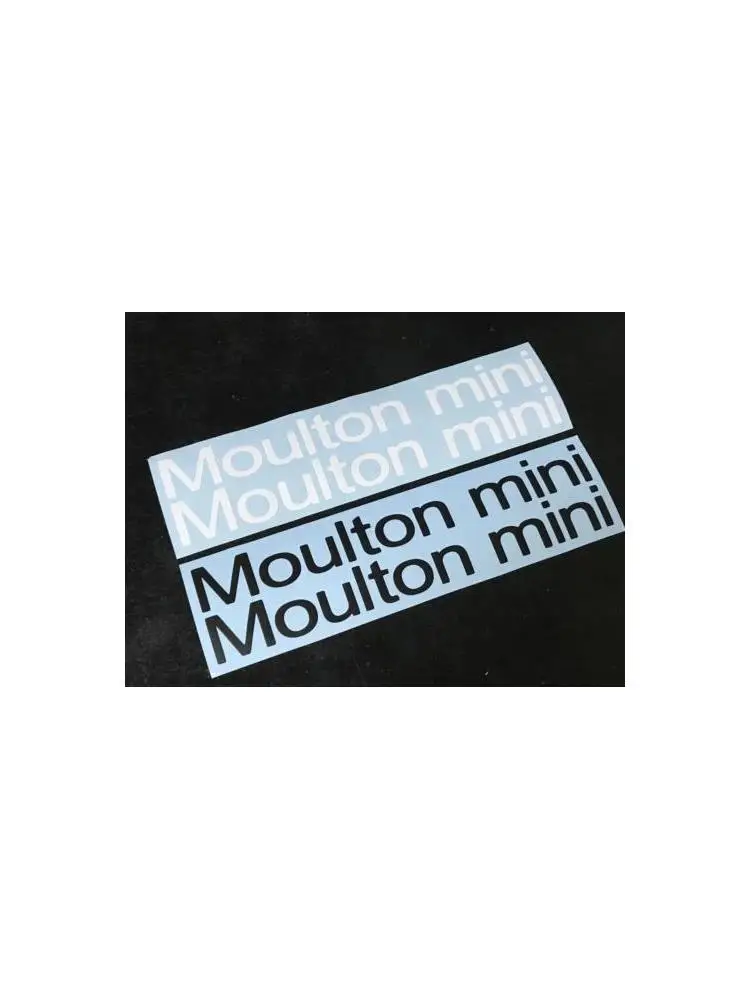 AliExpress 2 MOULTON MINI DOWNTUBE DECALS Sticker Cycling Bike Frame Forks-Aluminum