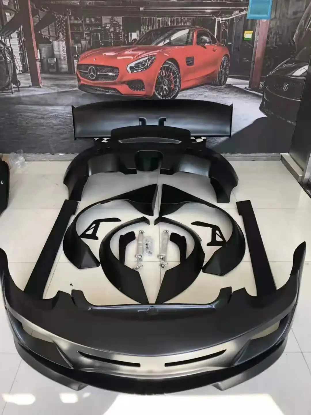 987.1 RocketBunny Wide Body Kit Front Rear Bumper Side Skirts Spoiler Fender Wheel Eyebrow For Cayman Boxster 987