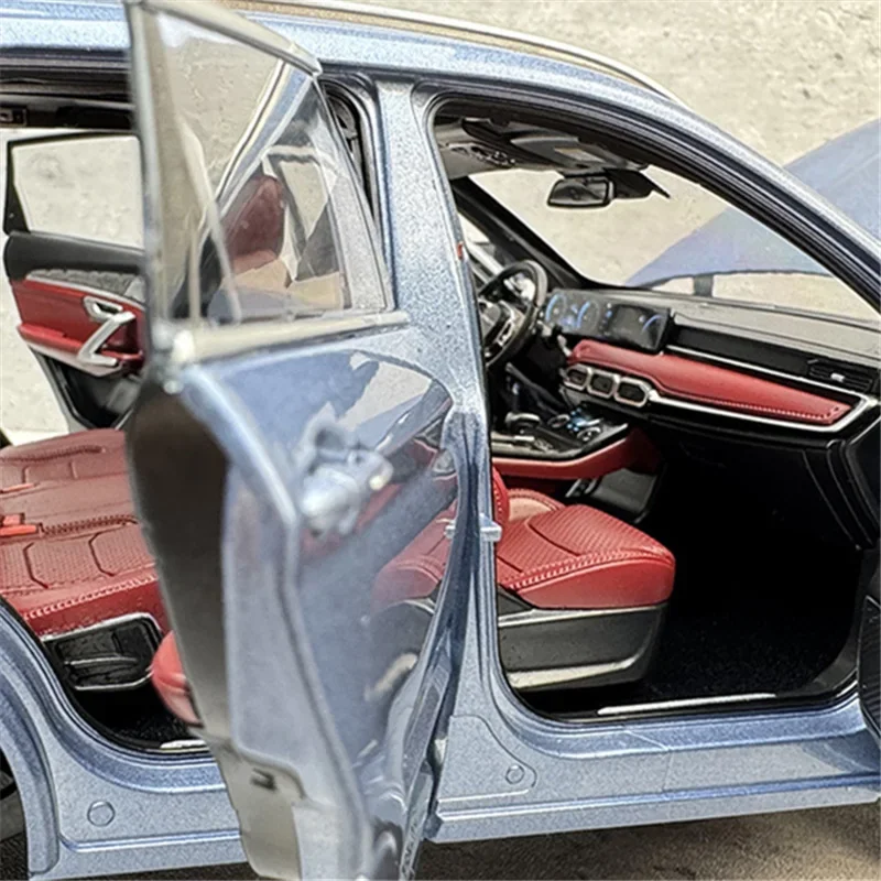 1:18 Jetour X70 Plus FIDELITY Prestige SUV نموذج سيارة مصنوع من خليط معدني Diecast سيارات معدنية نموذج سيارة محاكاة مجموعة هدية للأطفال