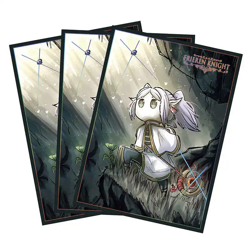 60Pcs/set 67X92Mm Diy Self Made The Hollow Knight Card Sleeve Ws PTCG OPCG Card Protective Color flash Cover Anime Cards Gift