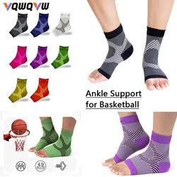 1Pcs Ankle Support Plantar Fasciitis Compression Socks for Women and Men, Ankle Compression Sleeve for Basketball Football