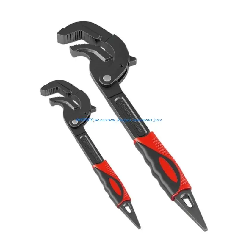367D Quick Adjusting Triple Jaw Industrial Wrench Steel Nonslip Handle Wrench Sink