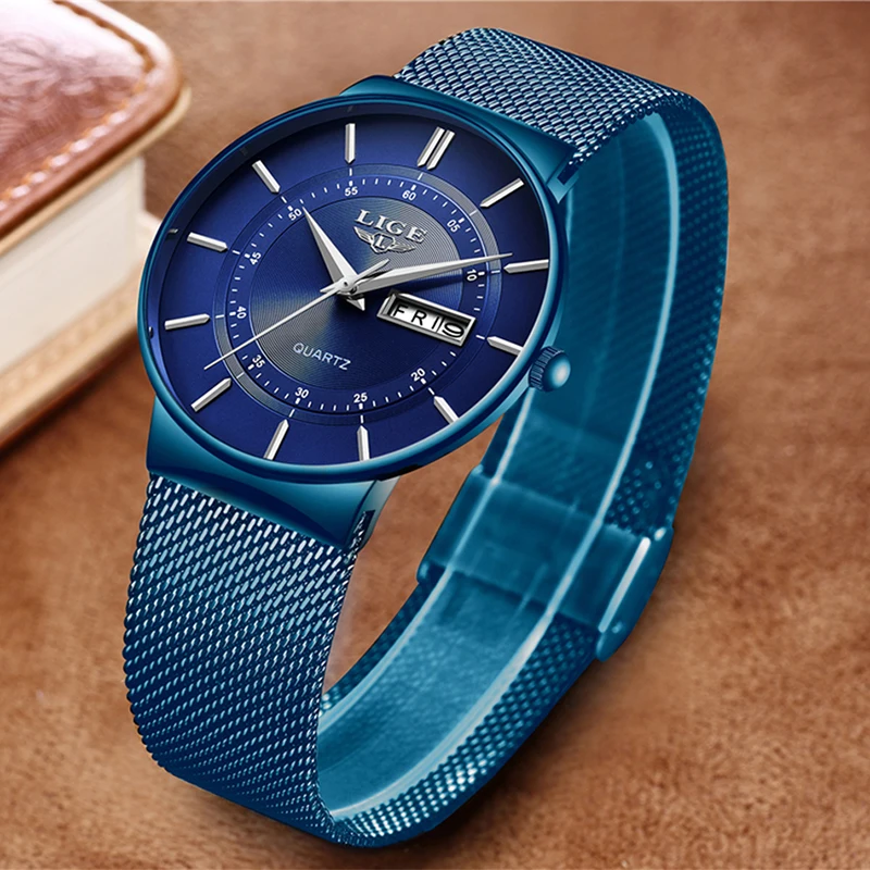 LIGE Man Watch 2026 Simple Fas - đánh giá và giá Men'S Fashion Week 2026