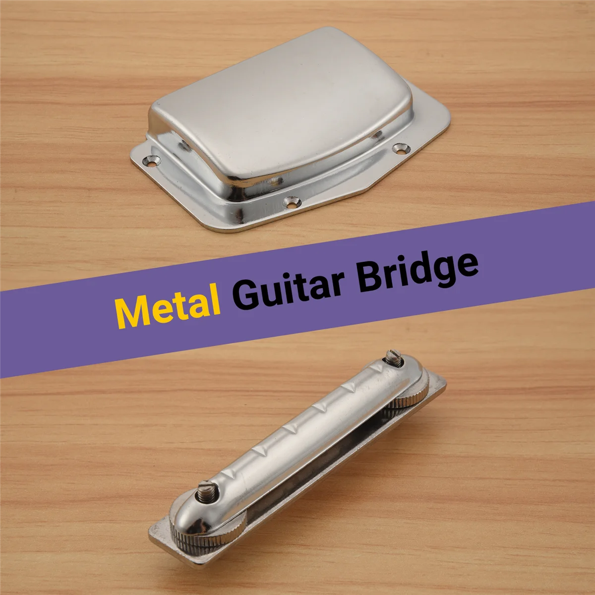 

A38M 1 Set Fixed Adjustable Bridge Tailpiece For Teisco Harmony Kay Guitar New