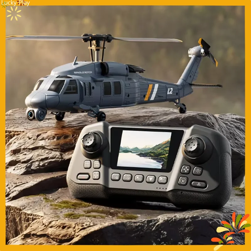4drc New L2 8k Hd Camera Rc Helicopter 6-Axis Gyroscope One Click 3d Flip Optical Flow Positioning Remote Control Hobby Toy Gift