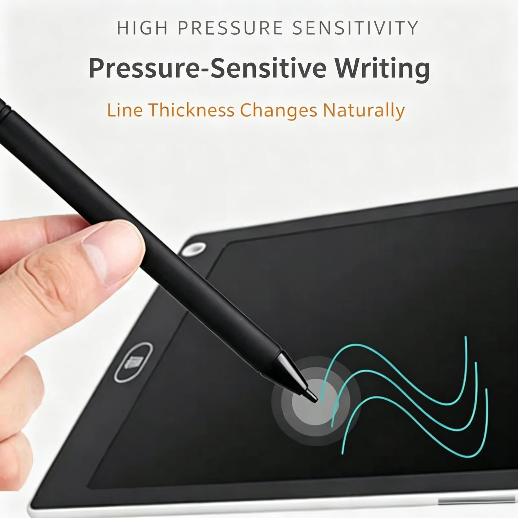 8.5 Inch LCD Writing Tablet, Kids Smart Drawing Board, Monochrome Erasable Blackboard for Calculation, Painting & Doodling