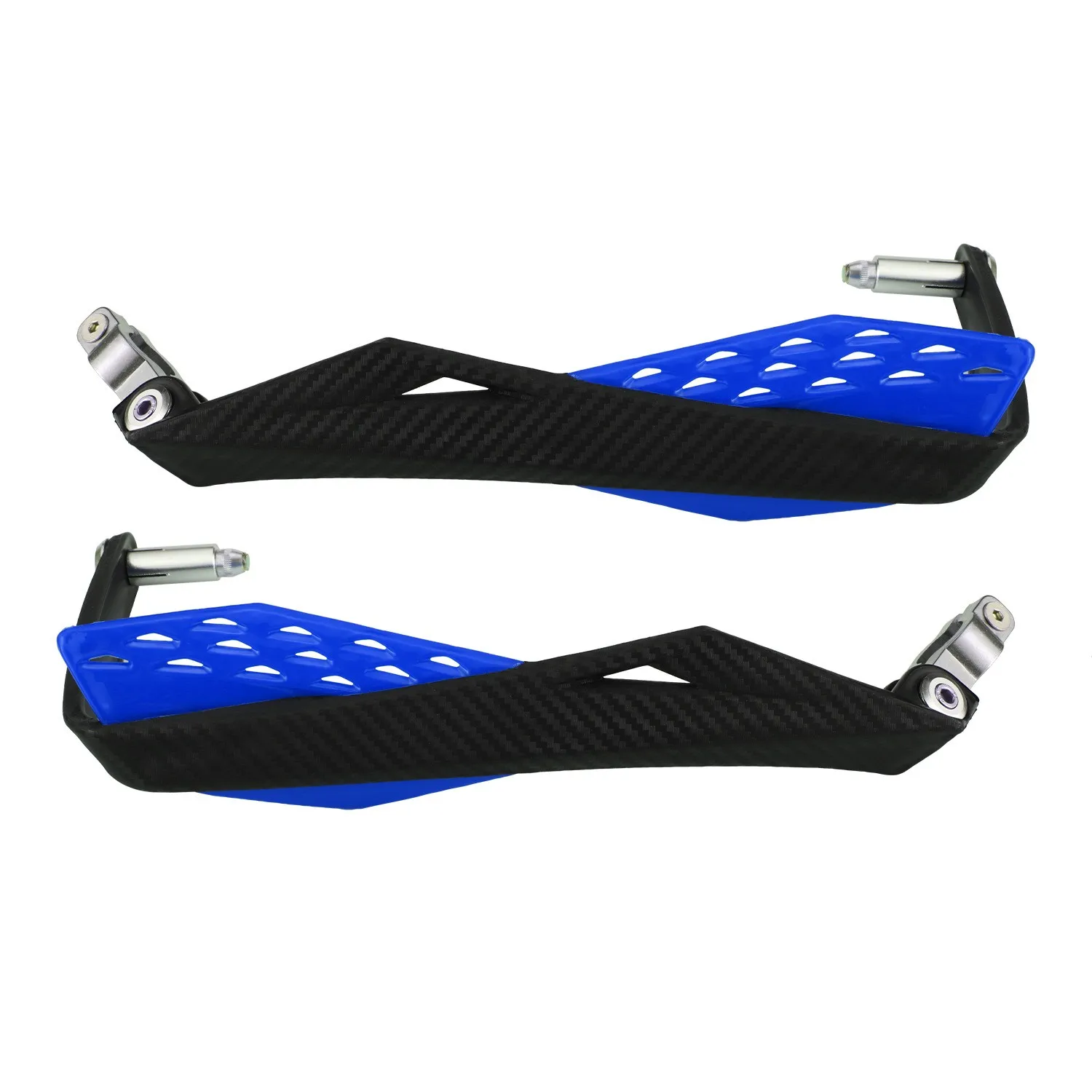 2PCS Motorcycle 22mm Handlebar Carbon Hand Guards Handguard Protector Protection