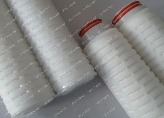 Hydrophobic PTFE pleated 0.02 micron cartridge water filter