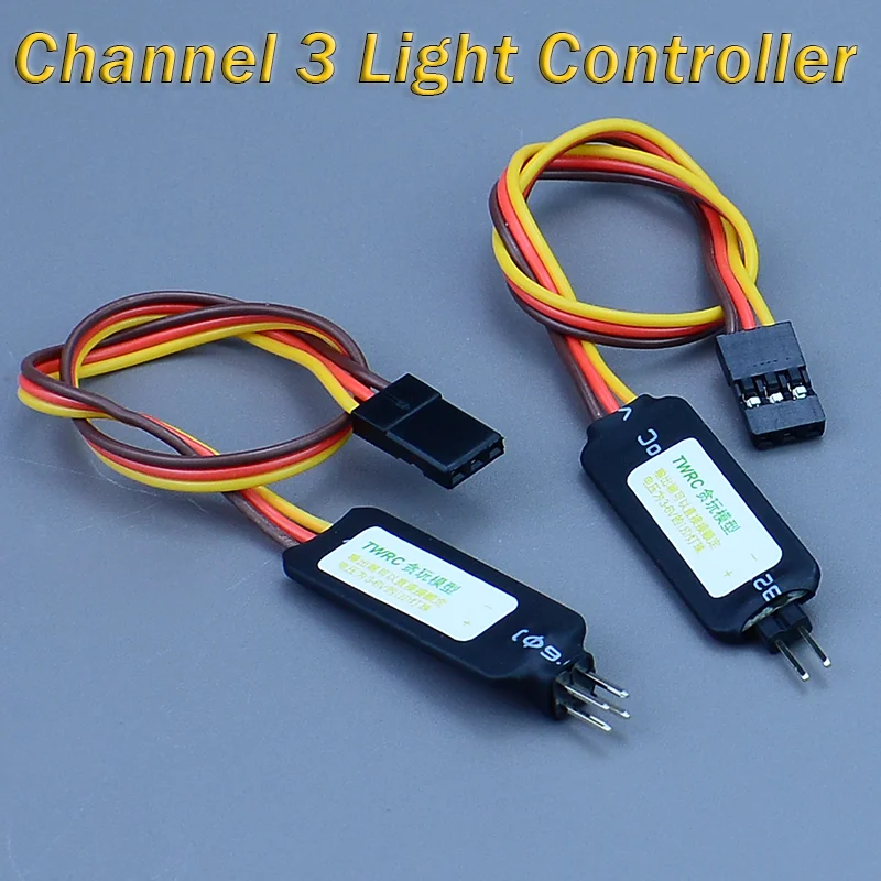 

Light Control Module Channel 3 Switch Controller Headlights Breaking Flash Multi-mode for Tamiya RC Truck RC Crawler Car
