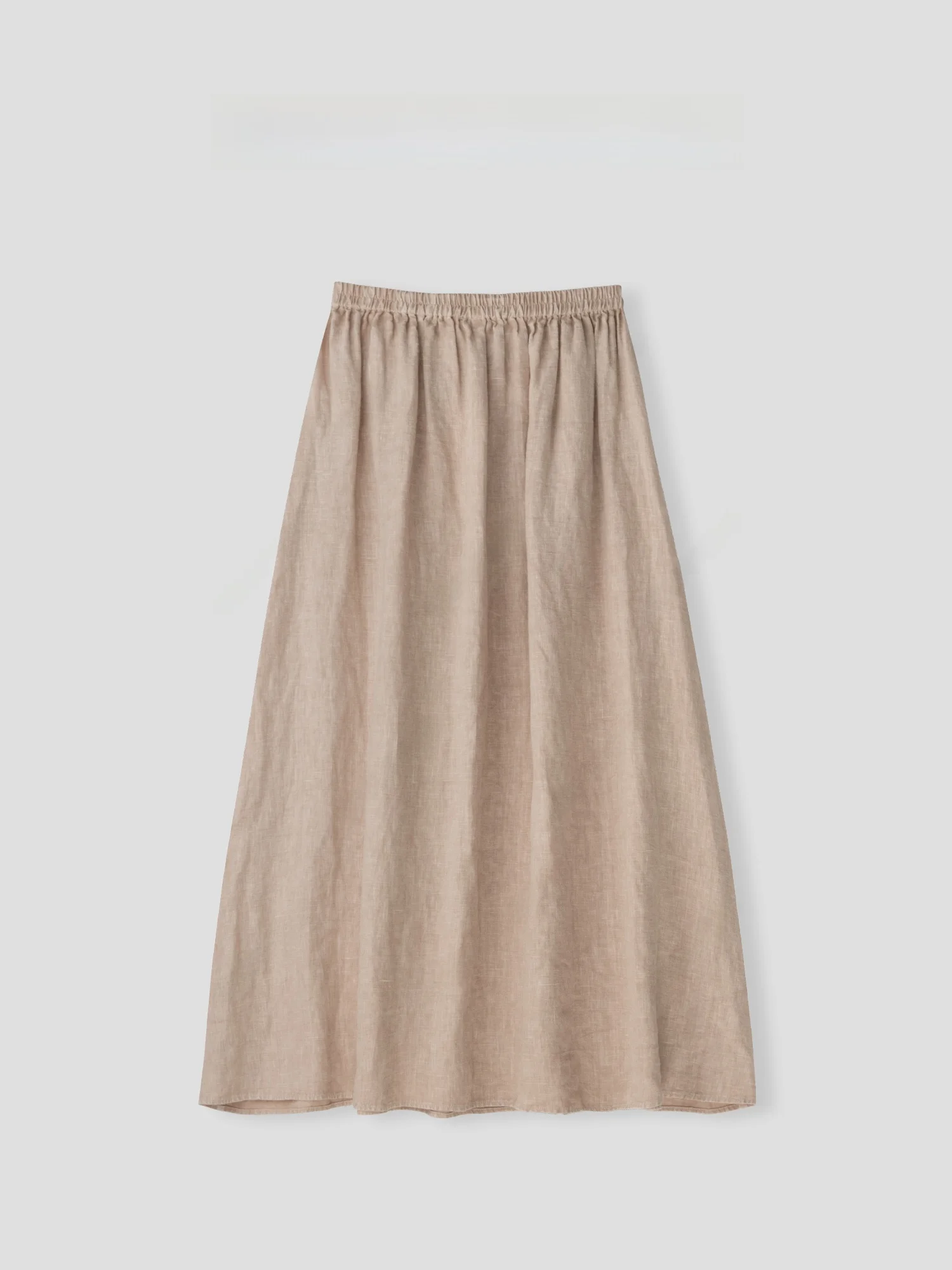 

Свободная эластичная юбка трапециевидной формы Romi Studio, окрашенная в льняной цвет, текстура снежинки, весна 2024, женская юбка премиум-класса Faion