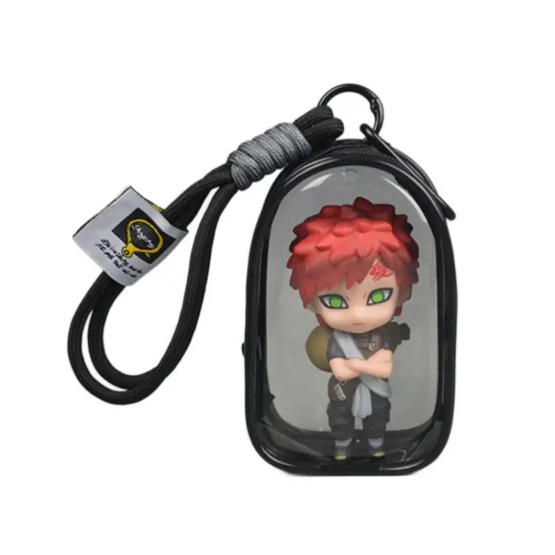 NARUTO Gaara anime merchandise cartoon cute doll figure keychain creative personalised backpack pendant decoration gift view 2