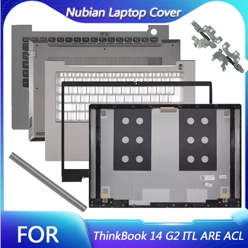 

New For ThinkBook 14 G2 ITL ARE ACL Laptop LCD Back Cover/Front Bezel/US Keyboard Palmrest/Bottom Case/Hinge Rear Lid Top Case