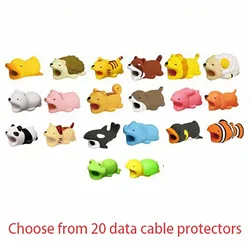 Animal Data Cable Protective Cover Anti-Breaking Wire Winder Cable Organizer Mobile Phone Charging Cable Protective Cover