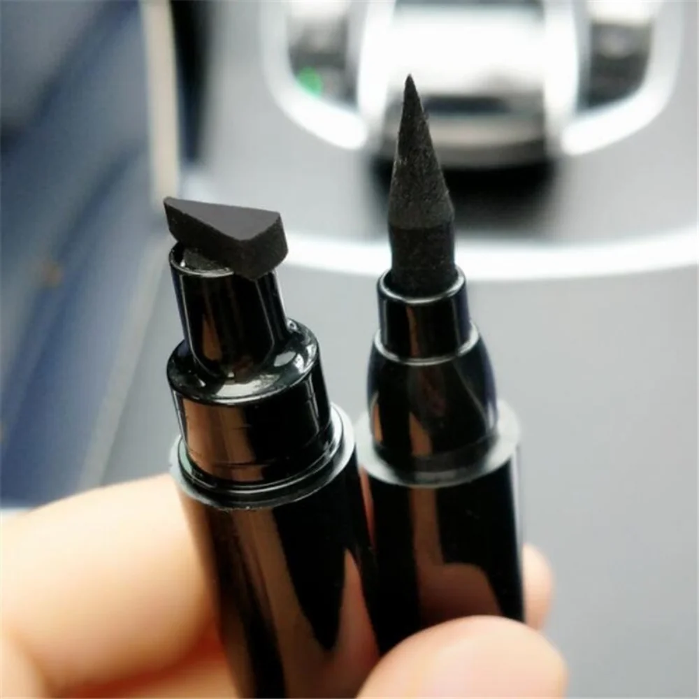 1 Pcs Charming Cat Eye Winged Eyeliner Sexy Eye Cosmetic Seal Stamp Wing Double Head Waterproof Eyeliner Pen Tool