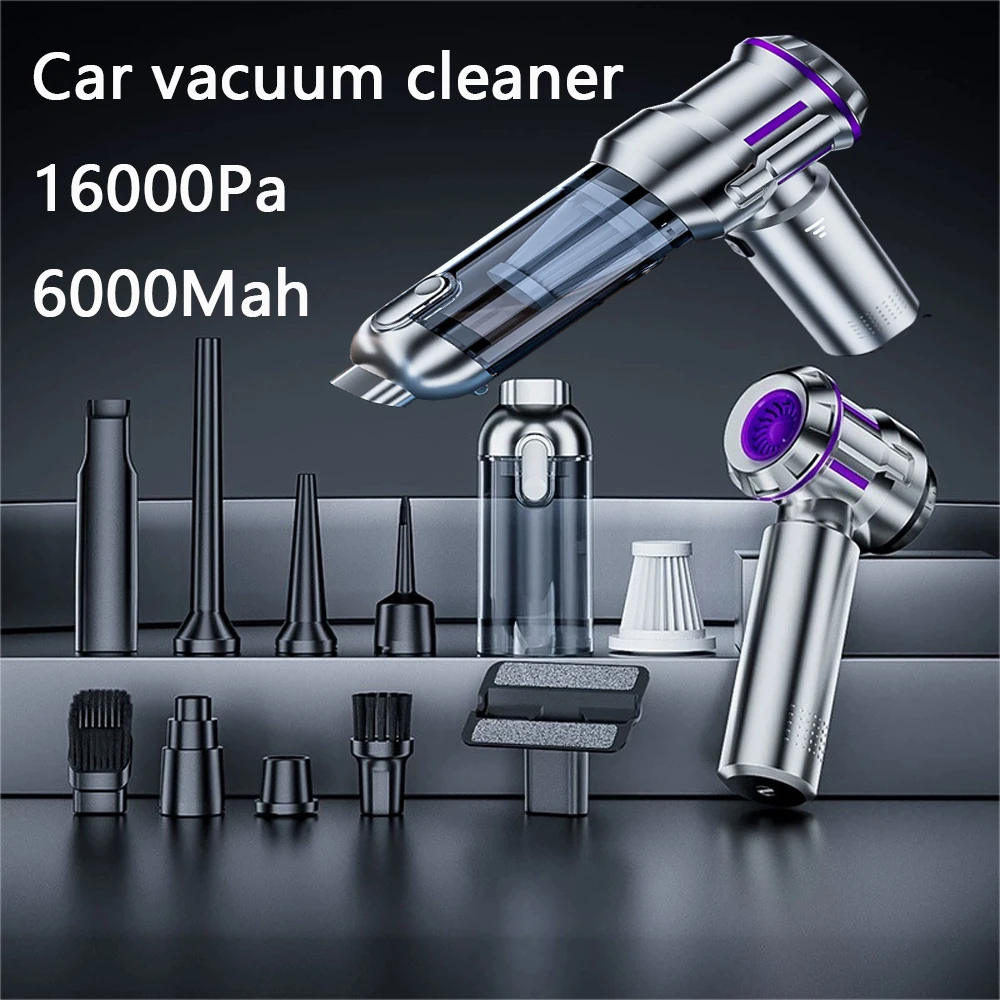 

Handheld USB Charging Portable Home Car Wireless Cleaning Vacuum Cleaner, High-power Suitable For Dust And Pet Hair