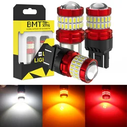 Clignotant de Voiture LED, Rouge, Blanc, Jaune, pour LADA DRL P21/5W 1156 P27/5W 7443 BAY15D W21W 3157, 7440 P21W BA15S T20 W21/5W 1157