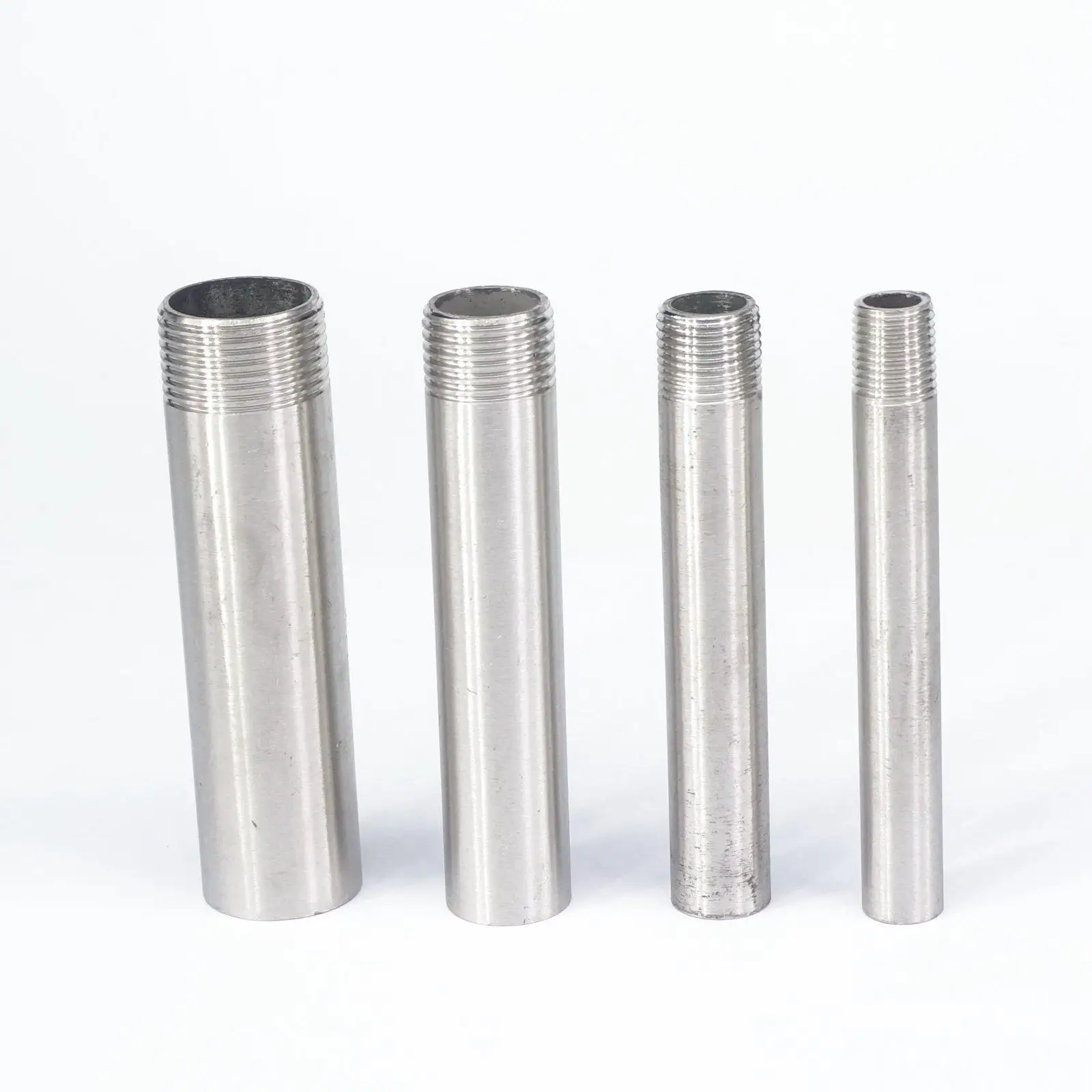 

1/8" 1/4" 3/8" 1/2" 1" 1-1/4"1-1/2" 2" BSP Male-Welding Length 100mm 304 Stainless Steel Weld Pipe Fitting