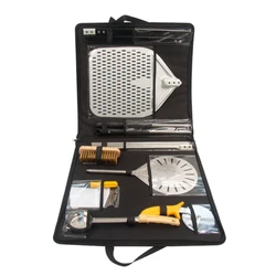Pizza Accessories Sets Pizza Turning Peel spoon square pizza shovel Pizza Tools Set Kit Bag Portable Carry Pizza Kit for Outdoor