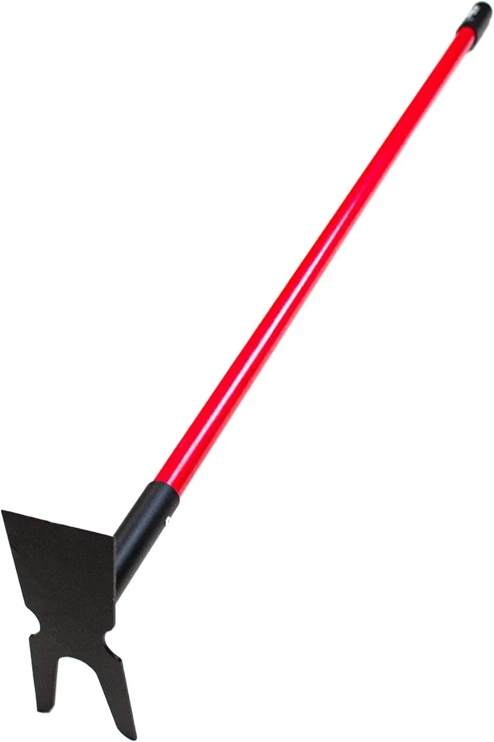 

Heavy-Duty 12-Gauge Steel Weeding Hoe with Fiberglass Handle for Efficient Gardening and Soil Prep