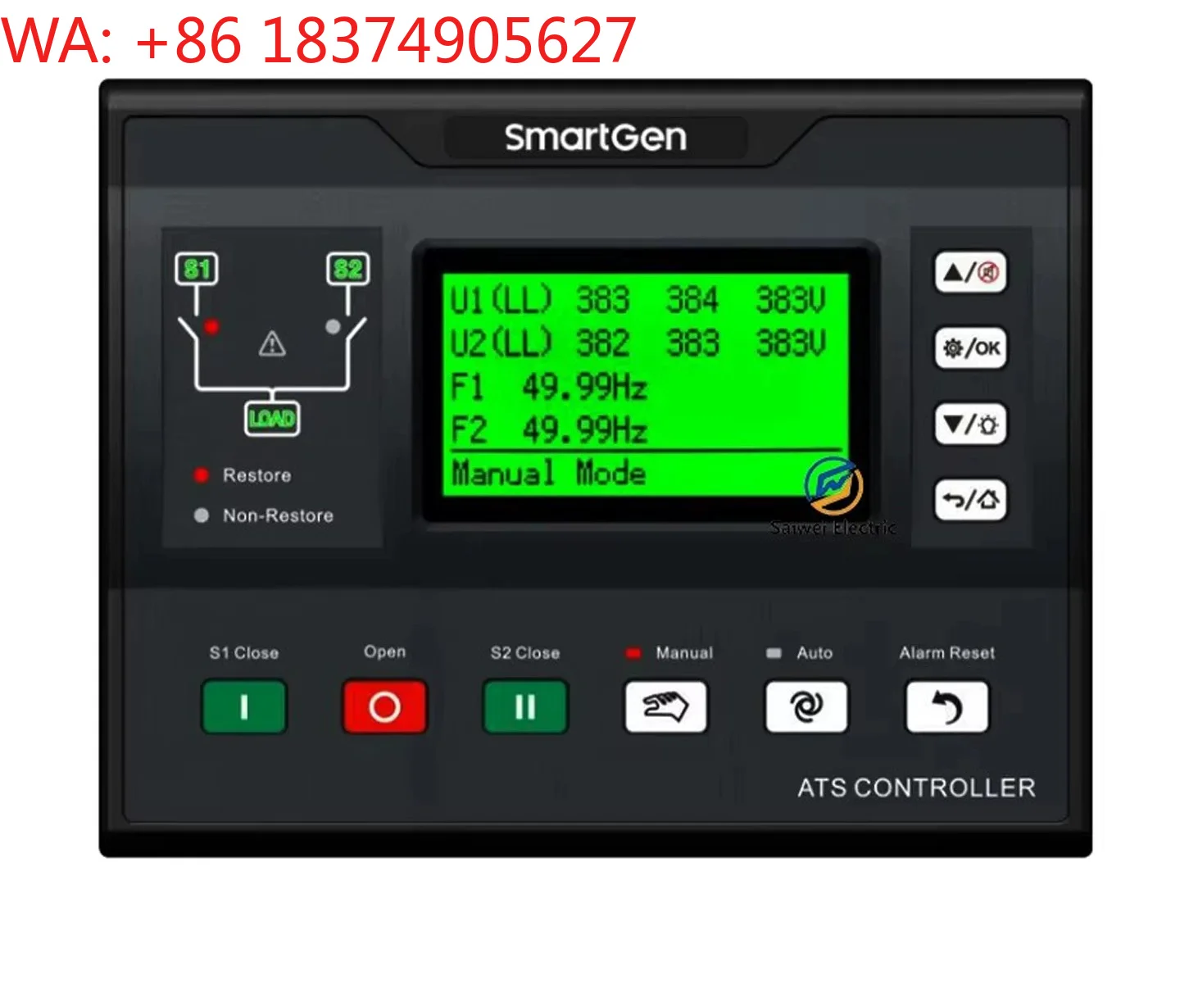 Generator set ATS dual power automatic switching controller HAT600NB HAT600NBI HAT600