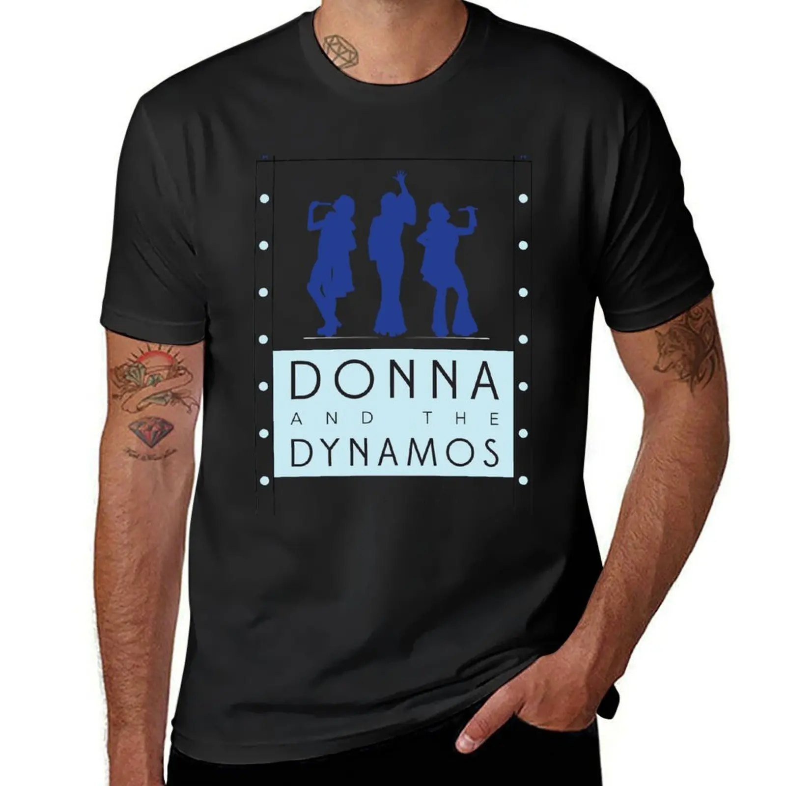 Donna and the Dynamos T-Shirt vintage funnys men workout shirt