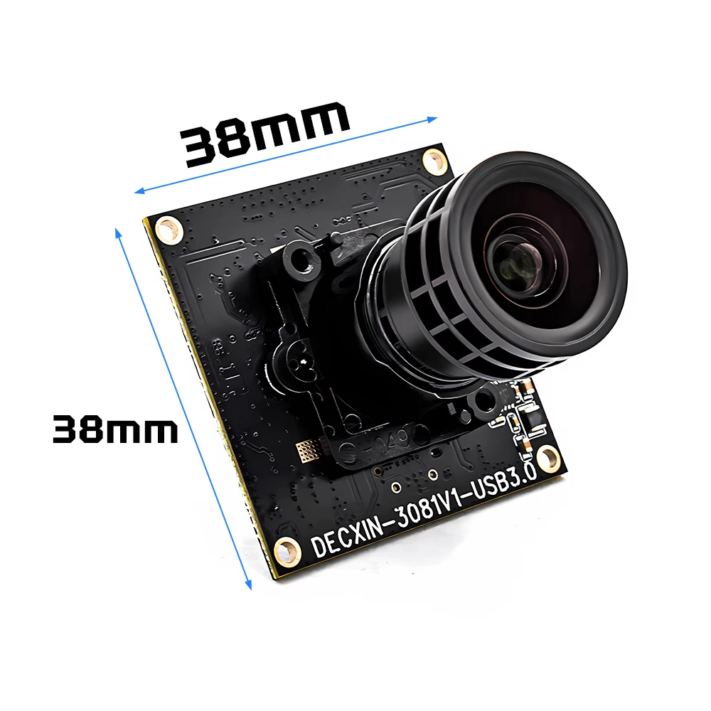 USB3.0 Global Shutter Camera 2.3MP 120FPS M16 Lens Industrial Camera, 1920x1200 Plug Play High Speed Machine Vision Security Cam