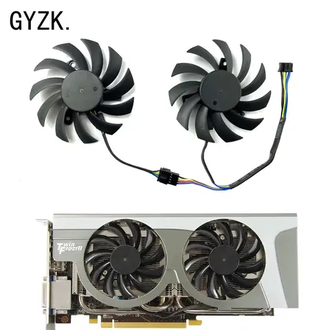 New For MSI GeForce R6850 6870 6790 6950 hawk Graphics Card Replacement Fan PLD08010S12HH