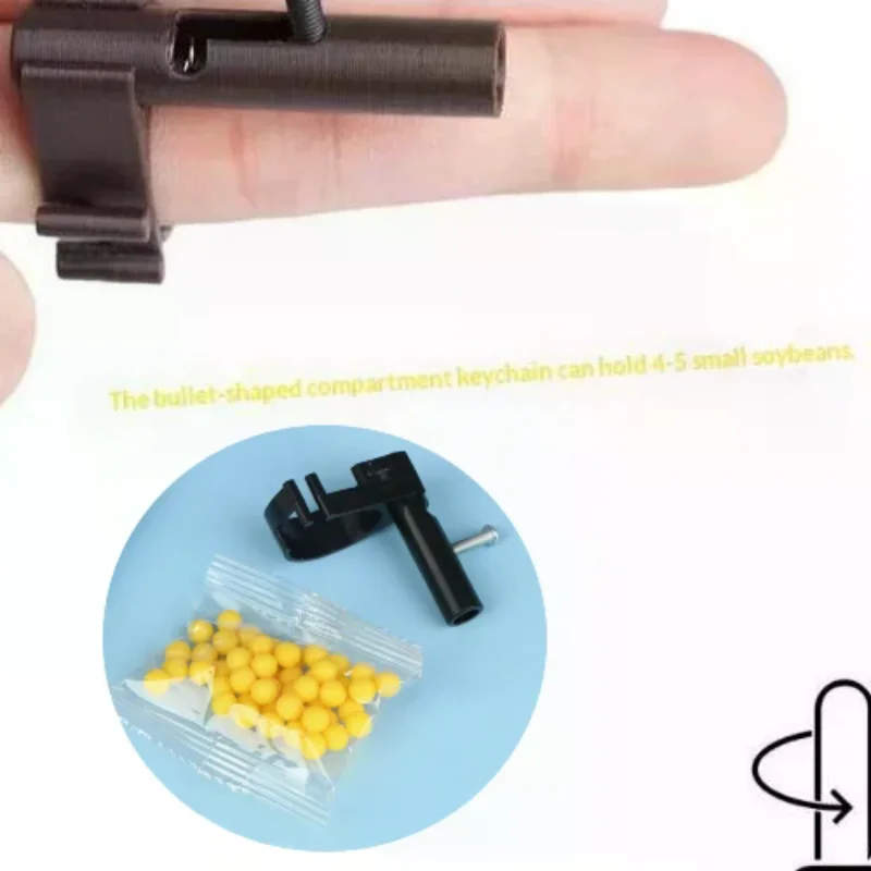 

1/5Sets Hidden Mini Plastic Bullet Launcher Safe Launch Toy Gun Fun Prank Gadgets & Party Favors For Kids Adults
