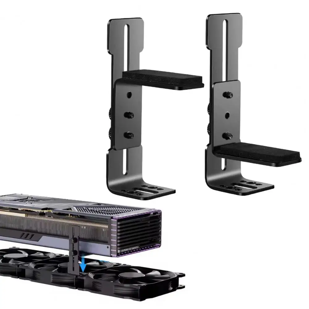 Положение вентилятора корпуса, металлический кронштейн для компьютерной видеокарты, кронштейн для поддержки видеокарты для RTX 4090 4080 4070