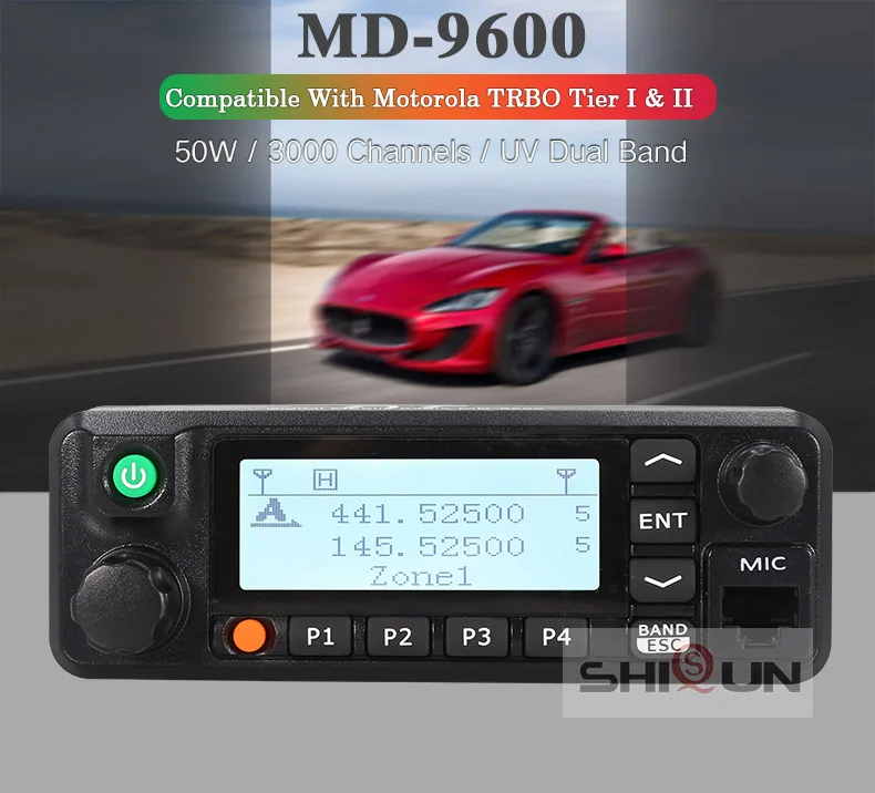 วิทยุสื่อสาร MD-9600 กำลังสูง ระยะไกล สำหรับรถยนต์